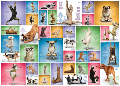 Παζλ 1000 Τεμαχίων - Puzzle “Yoga Dogs” Τεχνολογία: Smart-Cut™ - mykarma.gr