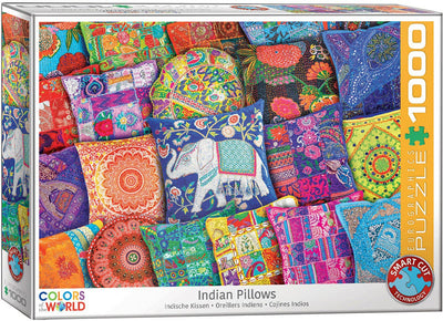 Παζλ 1000 Τεμαχίων - Puzzle “Indian Pillows” Τεχνολογία: Smart-Cut™ - mykarma.gr