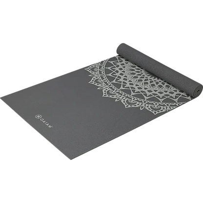 Gaiam  Στρώμα Yoga Dark Greige Marrakesh Διαστάσεις: Μήκος: 173 εκ Πλάτος: 61 εκ Πάχος: 5 mm - mykarma.gr
