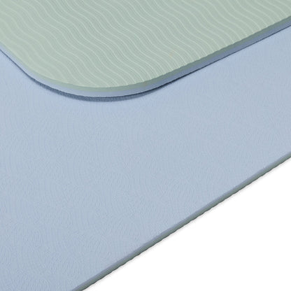 Gaiam Performance Yoga Mat - Στρώμα TPE με ιμάντα μεταφοράς - Chambray Sea Salt Διαστάσεις: Μήκος: 173 εκ Πλάτος: 61 εκ Πάχος: 6 mm - mykarma.gr