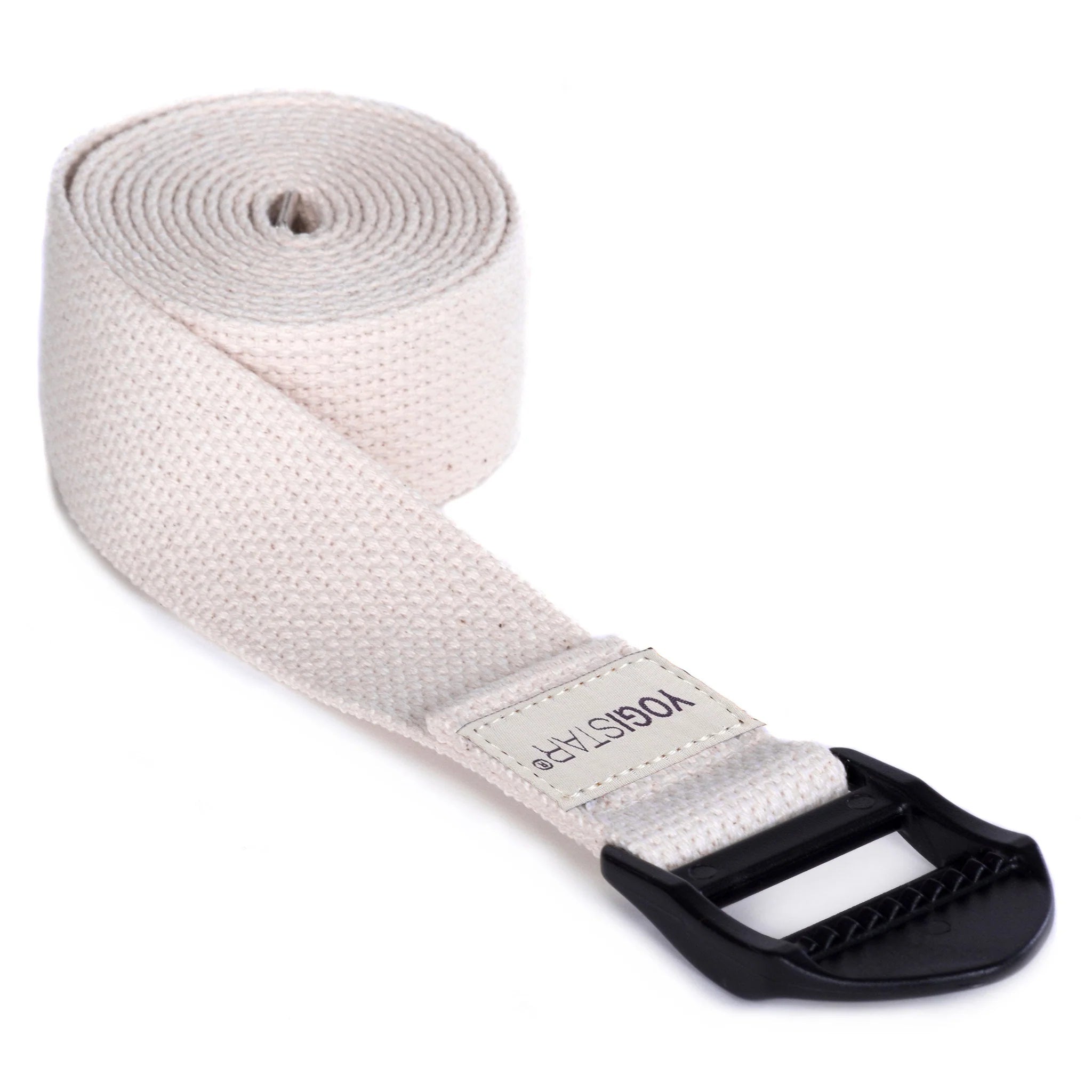 Yogistar - Yoga belt - Ιμάντας Γιόγκα - white Διαστάσεις: 210 cm x 4 cm x 0,3 cm - mykarma.gr