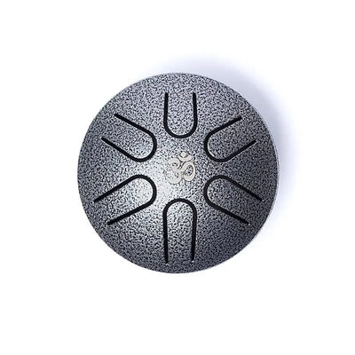 Μικρό Τύμπανο γλώσσας (Mini Tongue Drum) “Hluru” (6 notes A-minor) με σφυρί Διαστάσεις: 7,5 cm  120 g - mykarma.gr
