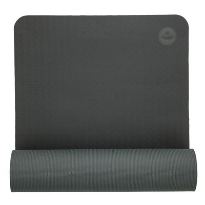 Bodhi Στρώμα για Yoga & Pilates - TPE Lotus Pro - black/silver grey  183 x 60 cm, 6 mm - mykarma.gr