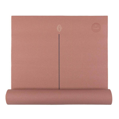 Bodhi στρώμα γιόγκα Leela με γραμμή “Hamsa” - rose tan  183 x 60 cm, 4.5 mm  Βάρος: 1,4 kg - mykarma.gr