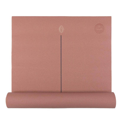 Bodhi στρώμα γιόγκα Leela με γραμμή “Hamsa” - rose tan  183 x 60 cm, 4.5 mm  Βάρος: 1,4 kg