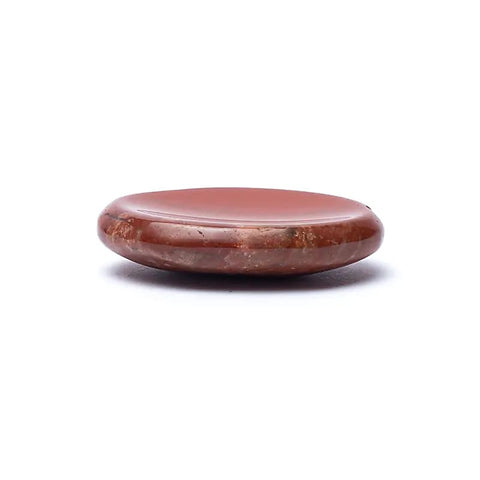 Πέτρα Ανησυχίας (Worry stone) - Κόκκινο Ίασπι - Red Jasper Διαστάσεις: ±2.5x4.5 εκ