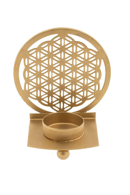 Ανατολίτικο Κηροπήγιο για Ρεσώ «Λουλούδι της Ζωής» Ύψος: 11,5 εκ - mykarma.gr