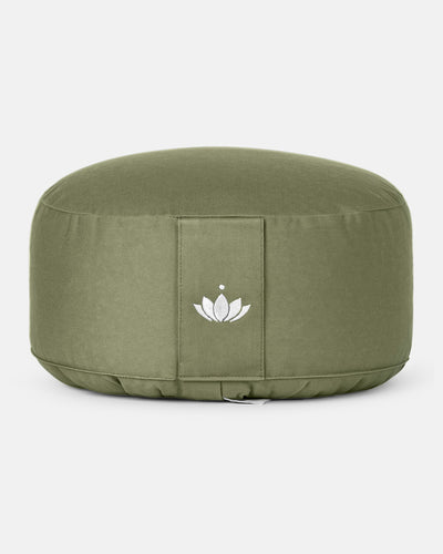 Lotuscrafts Μαξιλάρι διαλογισμού Lotus - Oil Green Διαστάσεις: 31 × 15 εκ - mykarma.gr