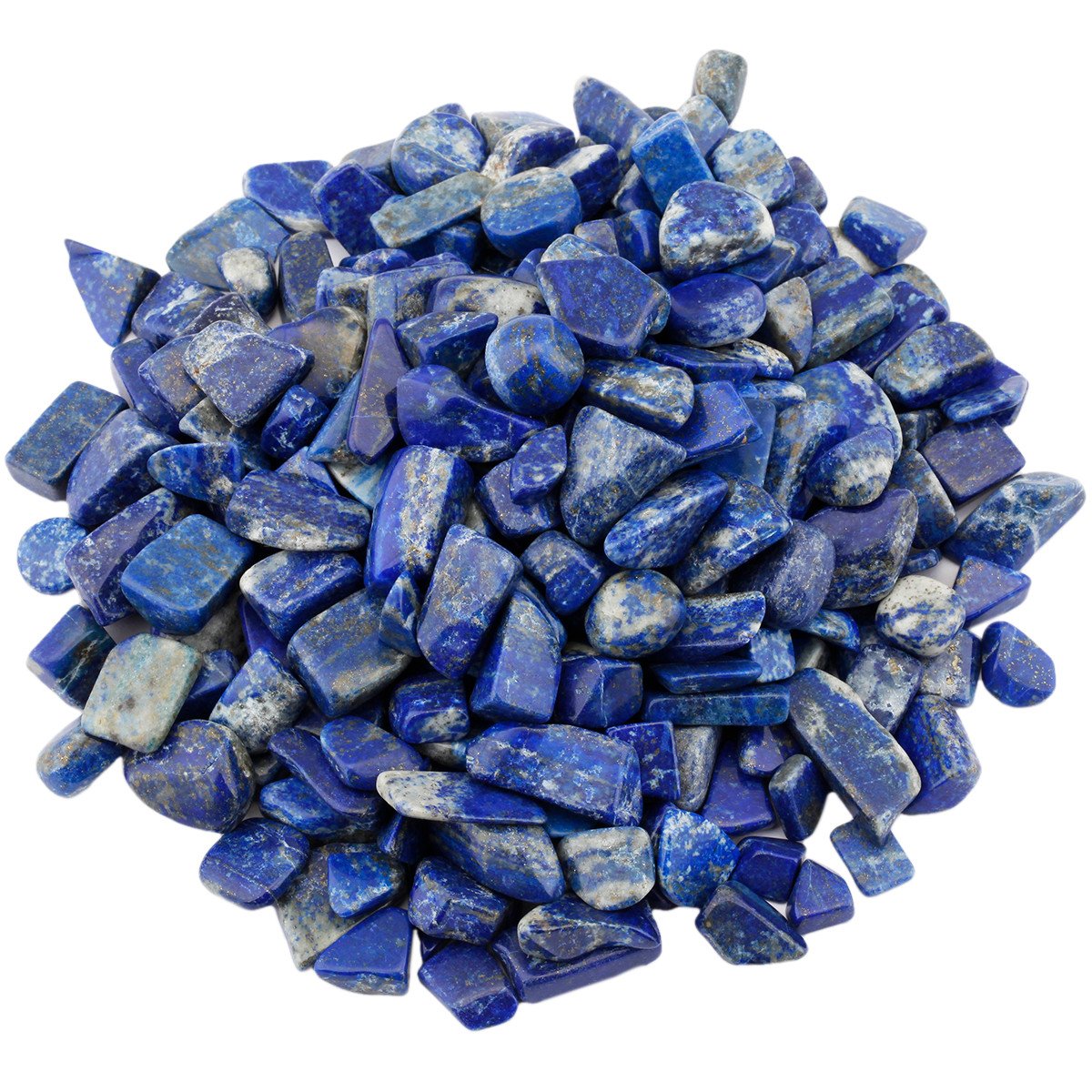 Φυσικό ορυκτό πέτρωμα - Λάπις Λάζουλι (Lapis Lazuli) γυαλισμένες μικρές πέτρες Βάρος: 150 γρ Διαστάσεις: 1-1,5 εκ