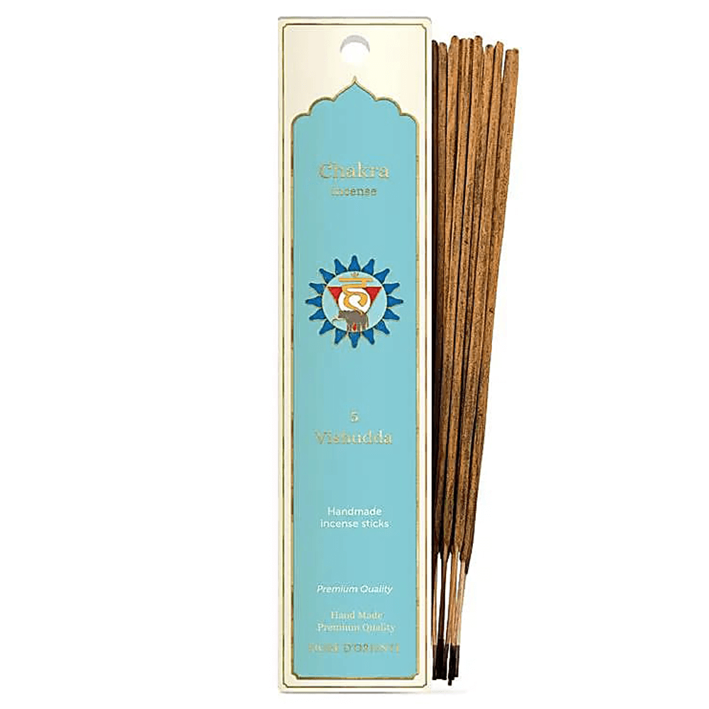 Fiore d'Oriente Αρωματικά Στικ για εξισορρόπηση των 5o Chakra Throat Vishuddha - 20 g - mykarma.gr