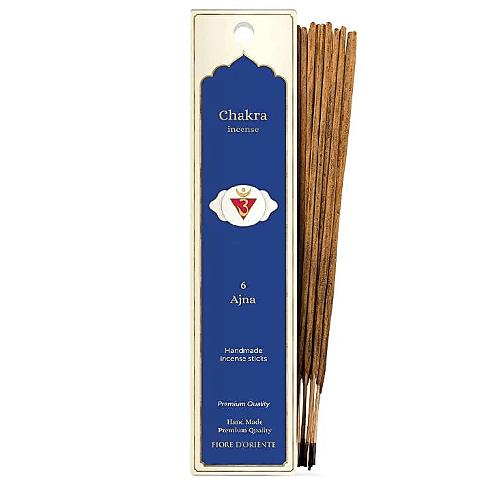Fiore d'Oriente Αρωματικά Στικ για εξισορρόπηση των 6o Chakra Third Eye Ajna  - 20 g - mykarma.gr