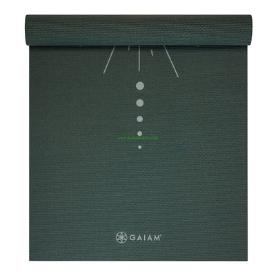 Gaiam Στρώμα Yoga Deep Green Vision Διαστάσεις: Μήκος: 173 εκ Πλάτος: 61 εκ Πάχος: 5 mm - mykarma.gr