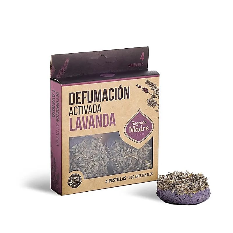 Sagrada Madre Δίσκοι Θυμιάματος από Lavender (Λεβάντα) – Χαλάρωση & Εξαγνισμό  56 g - mykarma.gr