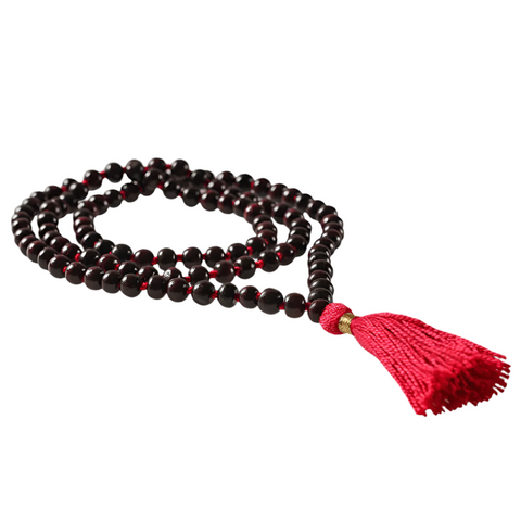 Mala Rosewood (Red Sandalwood) - ποιότητα AA - 108 χάντρες + πουγκί δώρο Διάσταση χάντρας: 8mm