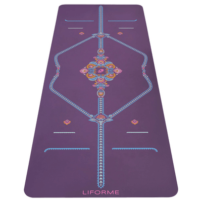 Liforme Yoga Mat Mindful Garden | Στρώμα Mindful Garden + τσάντα ΔΩΡΟ Βάρος 2.5kg Διαστάσεις 185cm x 68cm Πάχος 4.2mm - mykarma.gr
