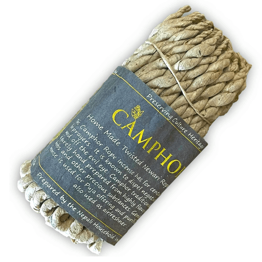 Θιβετιανό αρωματικό σχοινί (Rope) - Θυμίαμα Pure Herbs Καμφορά - 50 σχοινάκια - mykarma.gr