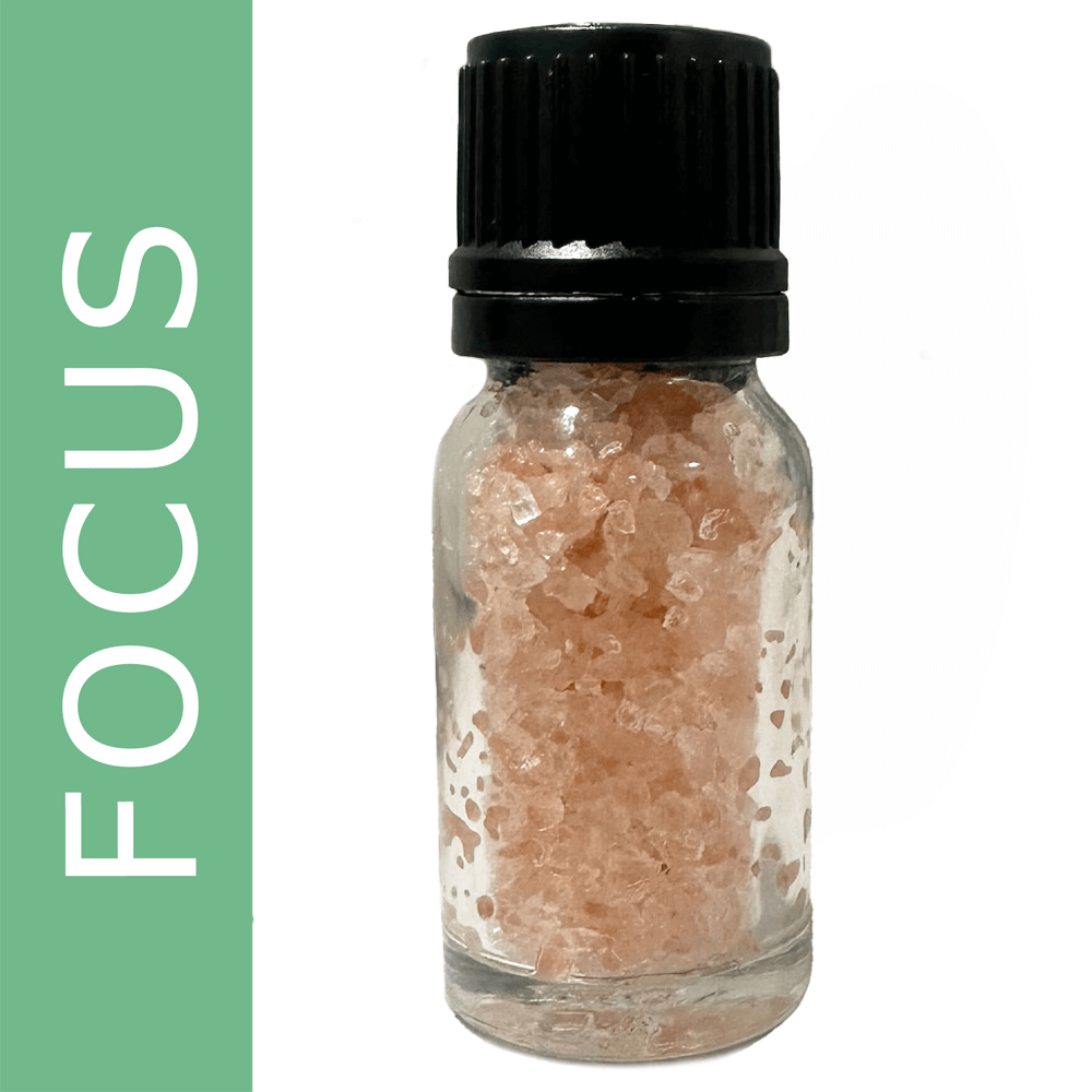 Smelling Salt - Αρωματικά Άλατα Αρωματοθεραπείας «Συγκέντρωση» με αιθέριο έλαιο Μέντα, Δεντρολίβανο, Λεμονόχορτο, Γκρέιπφρουτ - 10 ml - mykarma.gr