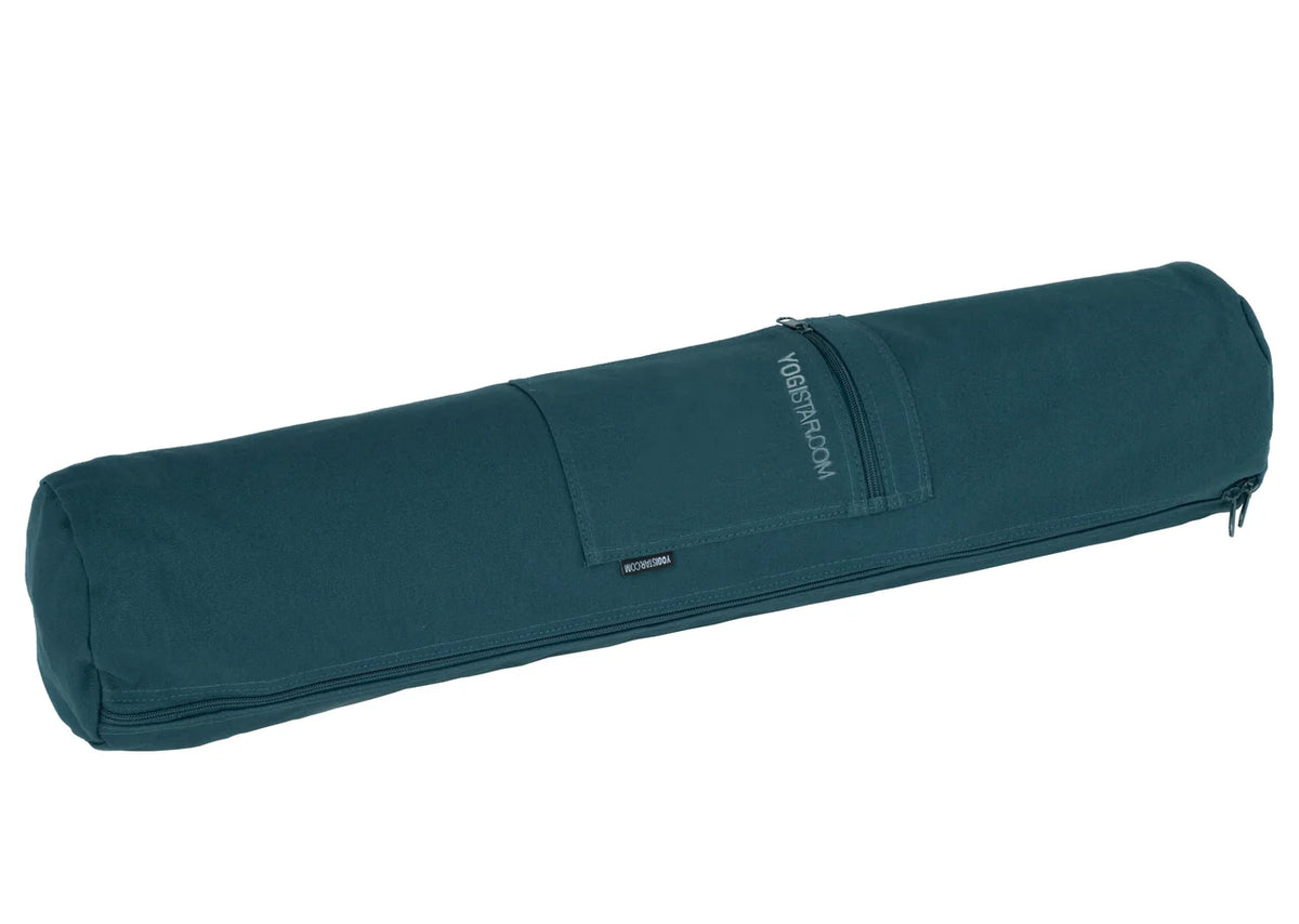 Yogistar - Τσάντα Μεταφοράς για Στρώμα Yoga – 100% Βαμβάκι - petrol Διαστάσεις: 72 x 17 cm