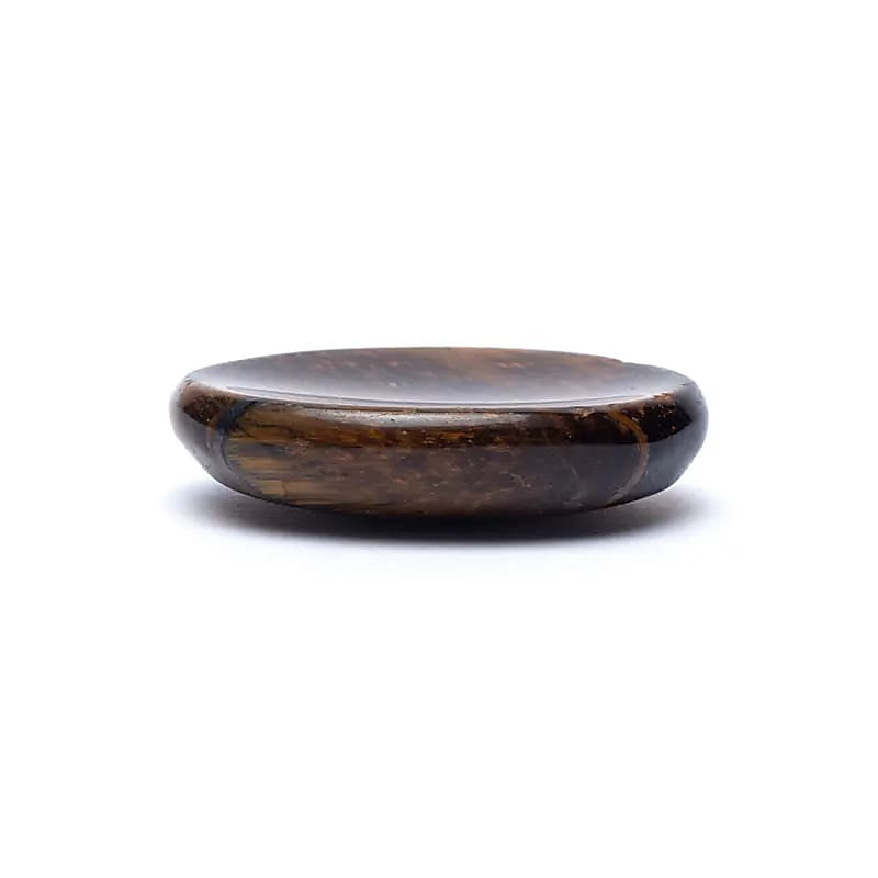 Πέτρα Ανησυχίας (Worry stone) - Μάτι Τίγρης - Tiger Eye Διαστάσεις: ±2.5x4.5 εκ - mykarma.gr