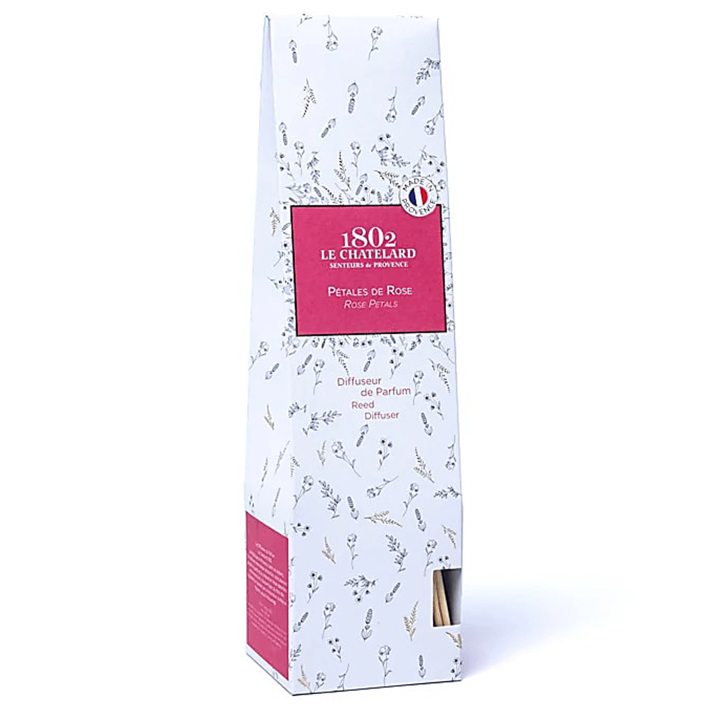 Home Reed Diffuser - Άρωμα Τριαντάφυλλο (Rose Petals) 100ml & ξυλάκια | Αιθέριο Έλαιο - mykarma.gr