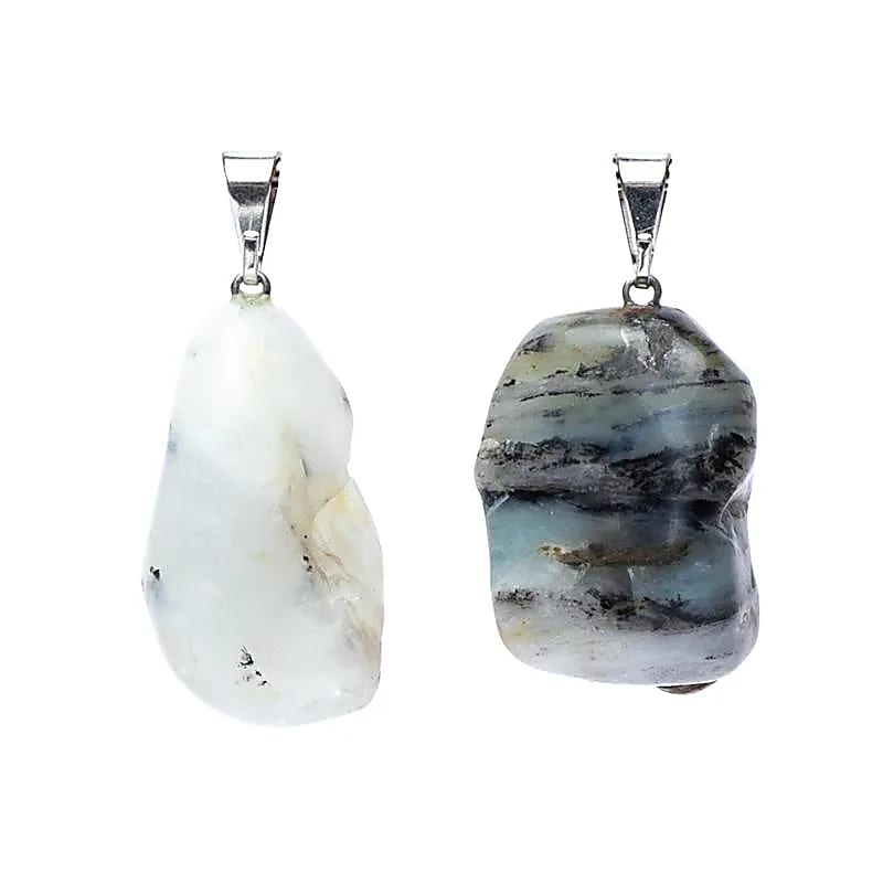 Κρεμαστό Μενταγιόν από Οπάλιο των Άνδεων (Andean Opal) Διαστάσεις: 2 εκ (Η συσκευασία περιέχει 1 τεμάχιο)