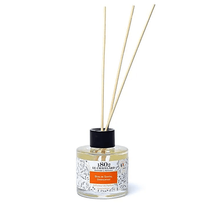 Home Reed Diffuser - Άρωμα Σανταλόξυλου (Sandalwood) 100ml & ξυλάκια | Αιθέριο Έλαιο - mykarma.gr
