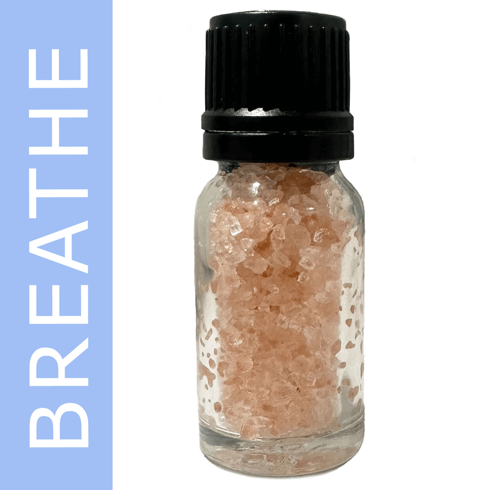 Smelling Salt - Αρωματικά Άλατα Αρωματοθεραπείας «Αναπνοή» με αιθέριο έλαιο Ευκάλυπτος, Μέντα, Καμφορά, Γαρύφαλλο, Δεντρολίβανο - 10 ml - mykarma.gr
