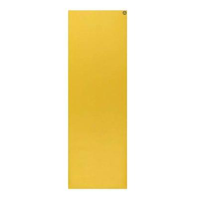 Bodhi στρώμα γιόγκα Premium Rishikesh PVC με δύο ελαστικούς ιμάντες - mustard yellow  183 x 60 cm, 4.5 mm - mykarma.gr