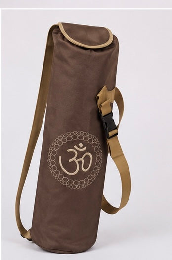 Waterproof Yoga Mat Bag - Αδιάβροχη Τσάντα Μεταφοράς Στρώματος Yoga & Fitness με Κεντημένο Σύμβολο “Ohm” - ποικιλία χρωμάτων Διαστάσεις: 66x23x12 cm Ø12 cm