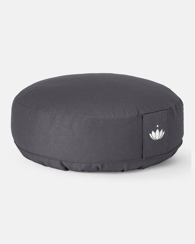 Lotuscrafts Μαξιλάρι Διαλογισμού Lotus - Anthracite Διαστάσεις: 31 × 10 εκ - mykarma.gr