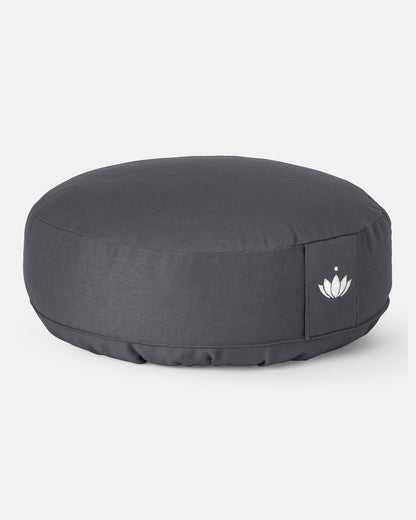 Lotuscrafts Μαξιλάρι Διαλογισμού Lotus - Anthracite Διαστάσεις: 31 × 10 εκ - mykarma.gr