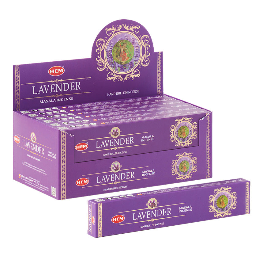 HEM Hand Rolled Masala Incense Sticks – Άρωμα Lavender (Λεβάντα) – 15g