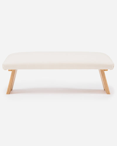 Lotuscrafts Ξύλινος Πάγκος Διαλογισμού “Dharma” (Meditation Bench) με αναδιπλούμενα πόδια - Nature Βάρος: 2,2 kg Διαστάσεις: 46 × 19,5 cm - mykarma.gr
