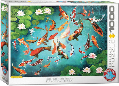 Παζλ 1000 Τεμαχίων - Puzzle “Koi Fish” Τεχνολογία: Smart-Cut™ - mykarma.gr