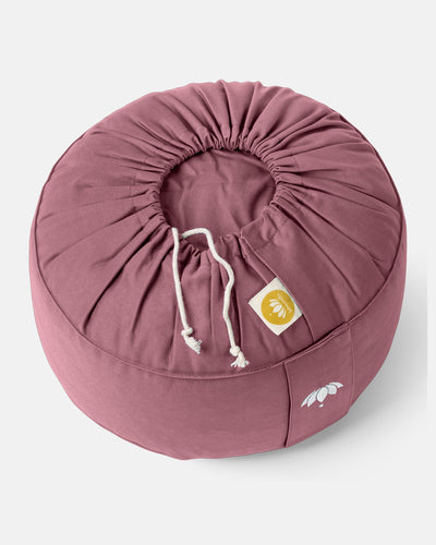 Lotuscrafts Μαξιλάρι διαλογισμού Lotus - Aubergine Διαστάσεις: 31 × 15 εκ - mykarma.gr