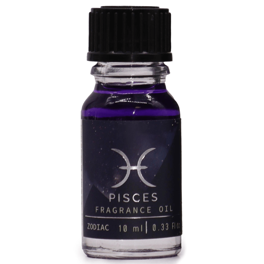 Αρωματικά Έλαια - ΖΩΔΙΑ - Ιχθύς(Pisces) 19 Φεβρουαρίου – 20 Μαρτίου (Μείγμα απο Βιολέτα, Γιασεμί, Πατσουλί,Μόσχος,Βανίλια  έλαια) 10 ml - mykarma.gr