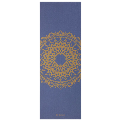 Gaiam Στρώμα Yoga Indigo Marrakesh Διαστάσεις: Μήκος: 173 εκ Πλάτος: 61 εκ Πάχος: 5 mm Βάρος: 1,5 kg