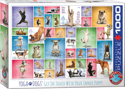 Παζλ 1000 Τεμαχίων - Puzzle “Yoga Dogs” Τεχνολογία: Smart-Cut™ - mykarma.gr