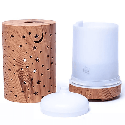 Ultrasonic Aroma Diffuser “Starlight” - Διαχυτής αρώματος για Αιθέριο έλαιο - καλώδιο USB & Led Περιεκτικότητα: 200 ml Μέγεθος: 16x9 cm - mykarma.gr