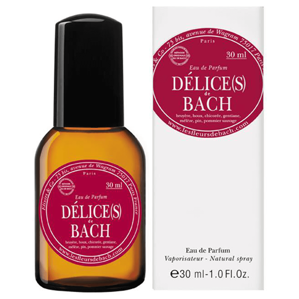Φυσικά Αρώματα - Bach eau de parfum  Délice - Delight - Λουλουδάτο Αρωμα απο Οργανικά αποστάγματα λουλουδιών Bach - «Απόλαυση» - 30ml - mykarma.gr
