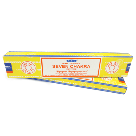 Αρωματικά Στικ - Satya Nag Champa - Seven Chakra Βάρος: 15γρ