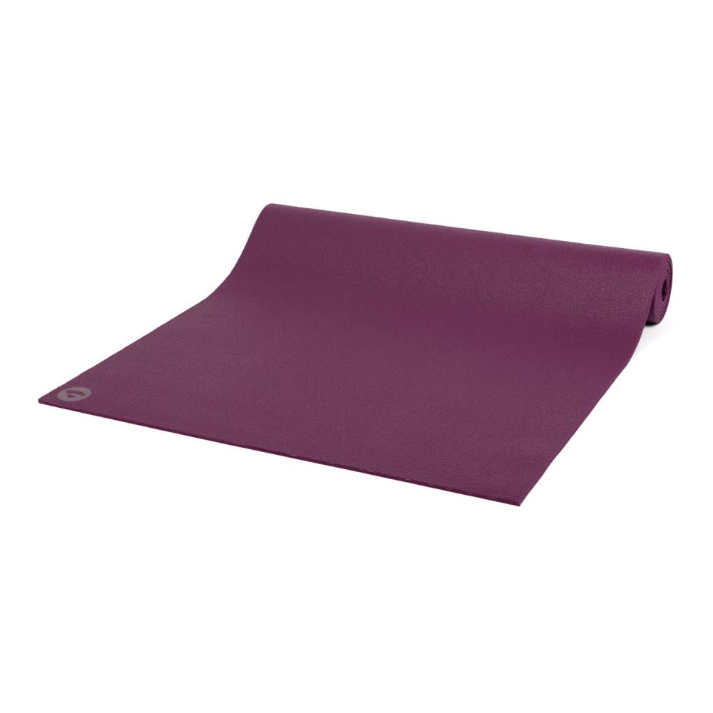 Bodhi στρώμα γιόγκα Premium Rishikesh PVC με δύο ελαστικούς ιμάντες - berry  183 x 60 cm, 4.5 mm - mykarma.gr
