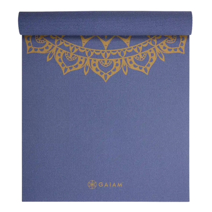Gaiam Στρώμα Yoga Indigo Marrakesh Διαστάσεις: Μήκος: 173 εκ Πλάτος: 61 εκ Πάχος: 5 mm Βάρος: 1,5 kg