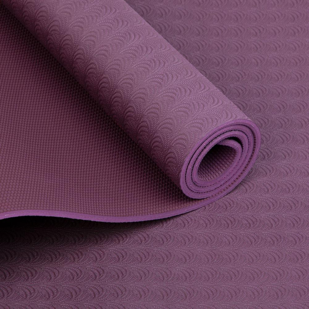 Bodhi Στρώμα για Yoga & Pilates - TPE Lotus Pro - aubergine   183 x 60 cm, 6 mm - mykarma.gr