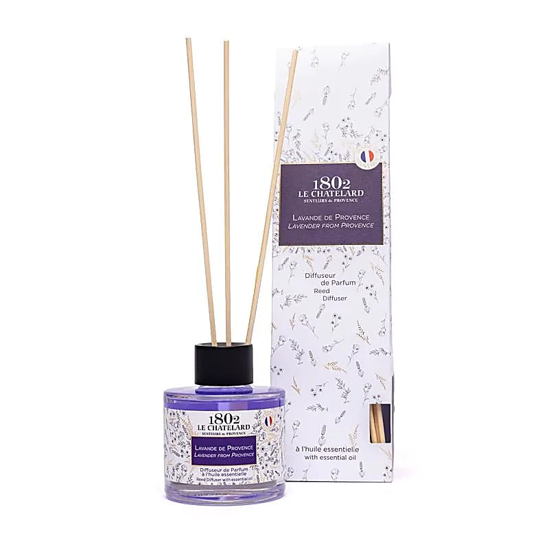 Home Reed Diffuser - Άρωμα Λεβάντας (Lavender) 100ml & ξυλάκια | Αιθέριο Έλαιο - mykarma.gr