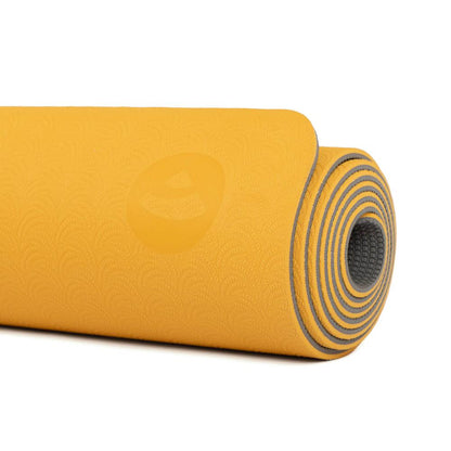 Bodhi στρώμα για Yoga & Pilates - TPE “Lotus Pro” - mineral yellow/silver cloud  183 x 60 cm, 6 mm - mykarma.gr