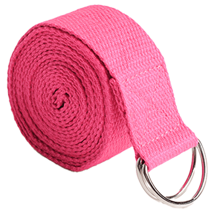 Yoga Ιμάντας D-Ring - βαμβάκι - ποικιλία χρωμάτων Διαστάσεις: 183 x 4 cm - mykarma.gr