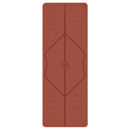 Liforme Yoga Mat Terracotta | Στρώμα Yoga Terracotta + τσάντα ΔΩΡΟ Βάρος 2.5kg Διαστάσεις 185cm x 68cm Πάχος 4.2mm - mykarma.gr