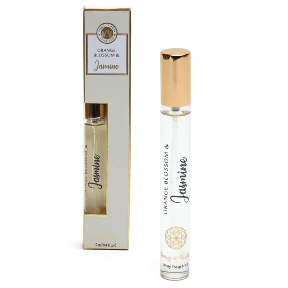 Αγιουρβεδικά Φυσικά Αρώματα σε Spray  Orange blossom & Jasmine - Άνθη Πορτοκαλιάς & Γιασεμί  12 ml | Αιθέριο Έλαιο - mykarma.gr
