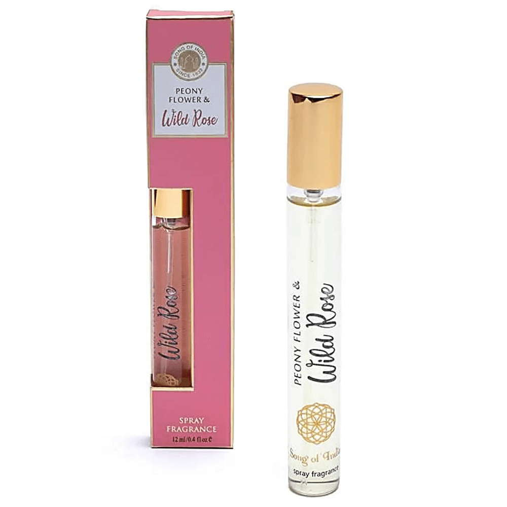 Αγιουρβεδικά Φυσικά Αρώματα σε Spray Peony/Wild Rose - Παιώνια & Άγριο Τριαντάφυλλο  12 ml | Αιθέριο Έλαιο - mykarma.gr